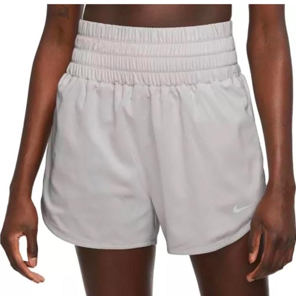 Women's Gray High-Waisted Shorts - Picture 8 of 8